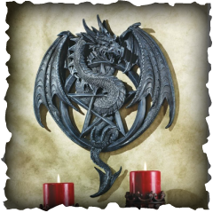 Dragon Wicca Sacred Tools; Dragon Pentacle